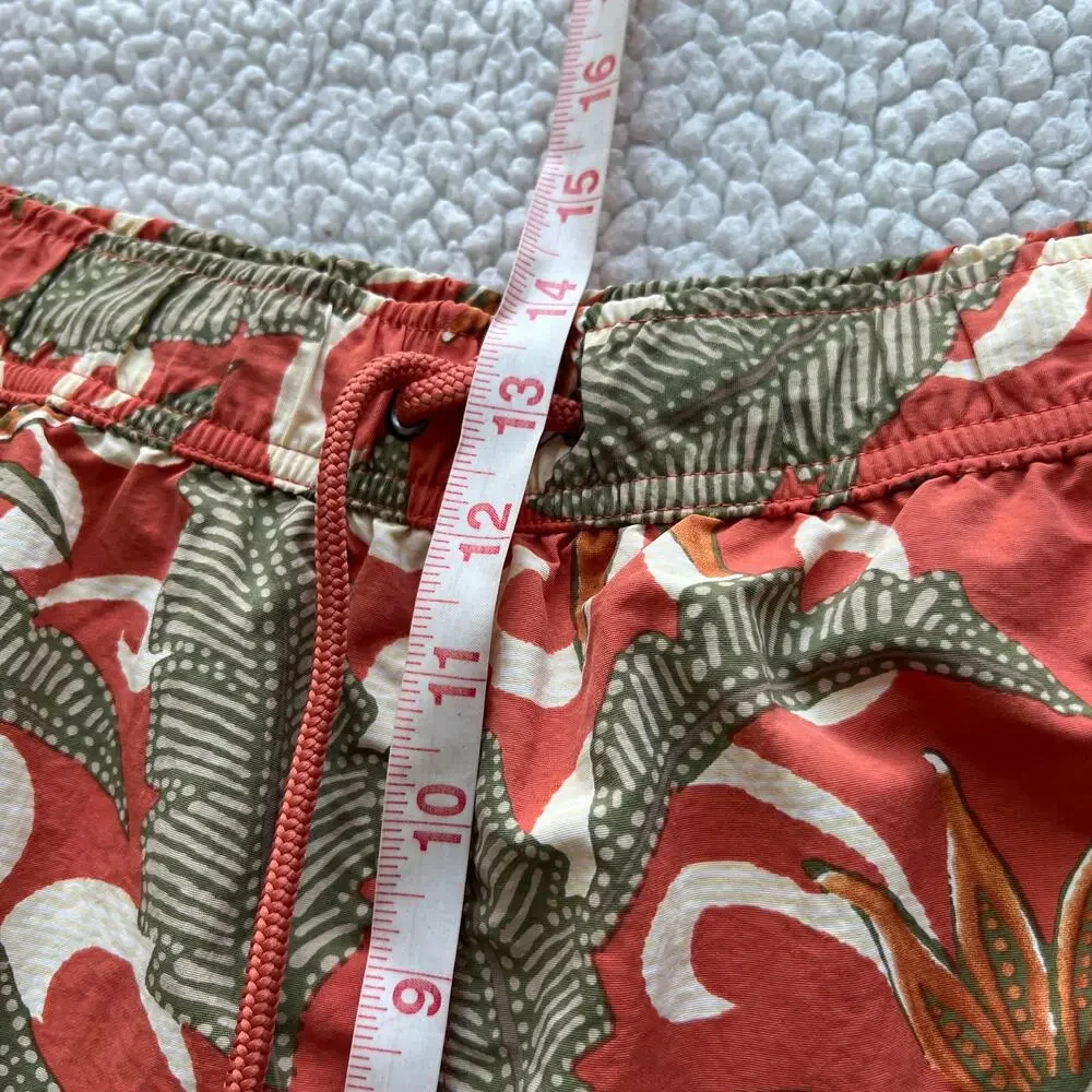 Caribbean Palm Print Swimwear Mens Large
